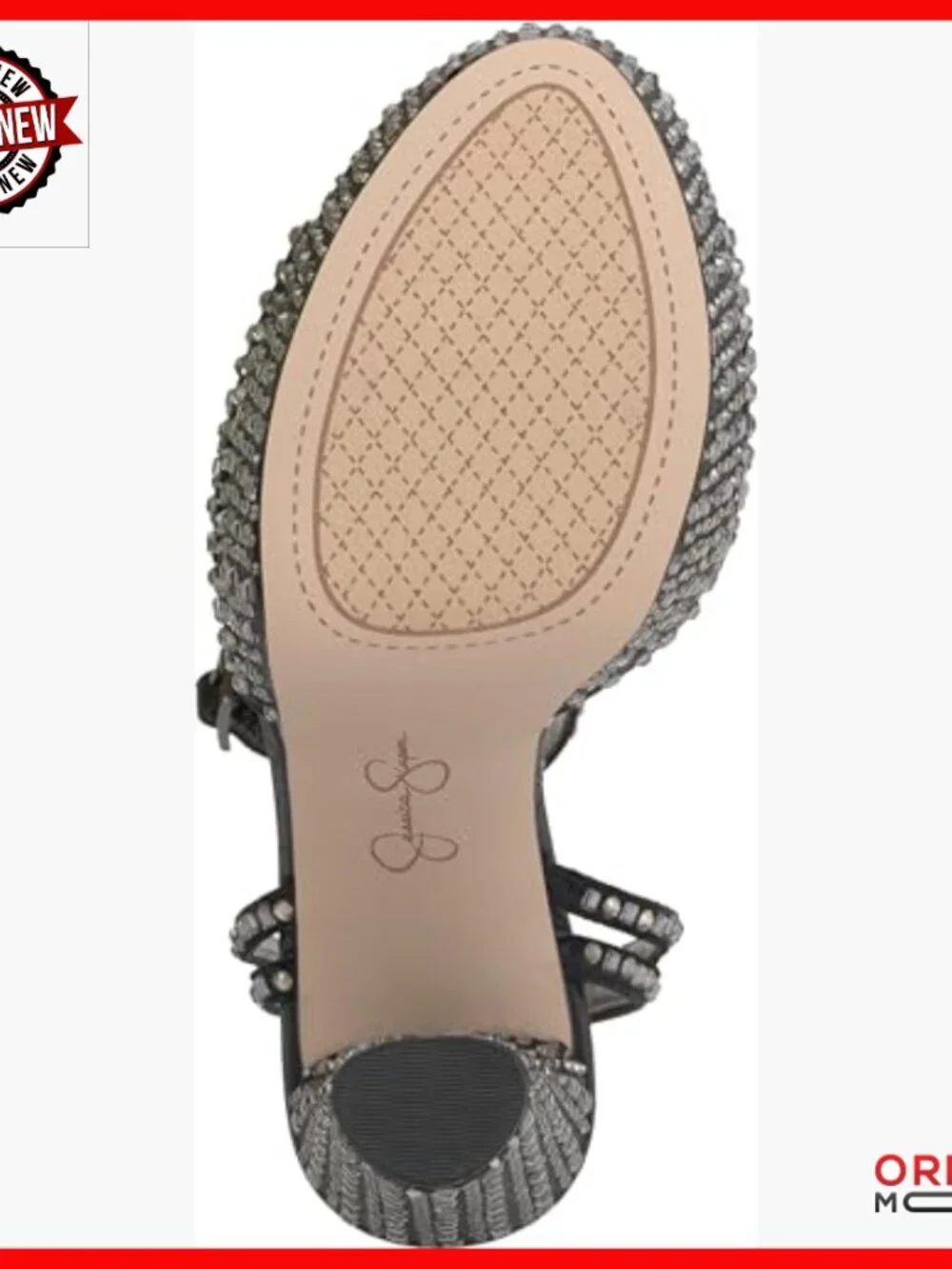 Platform Sandal with Double Ankle Strap and Caged Toe Detailing